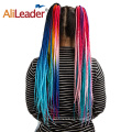 Caja colorida trenza peluca cola de caballo accesorios para el cabello para niños